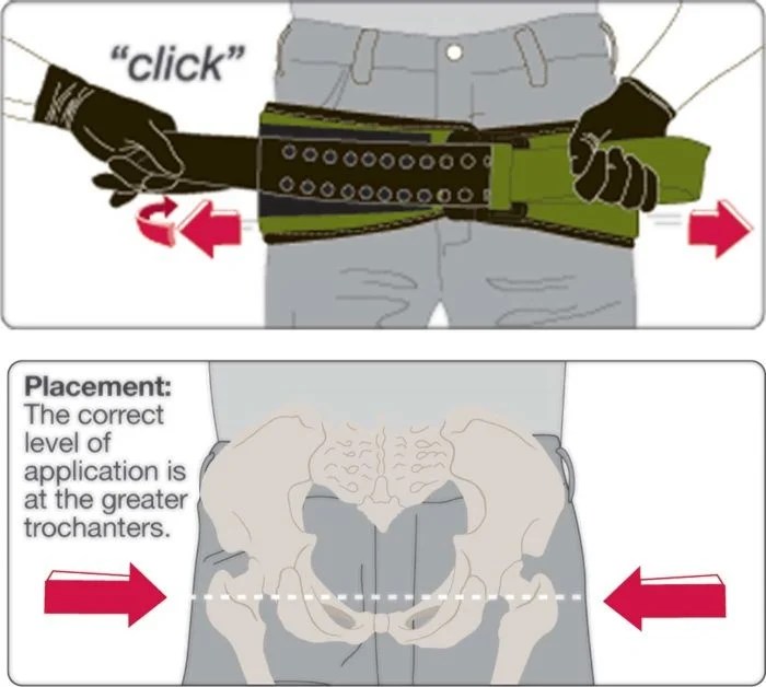 SAM Medical Pelvic sling military version - www.emtshop.be Pelvic inflammatory disease pid