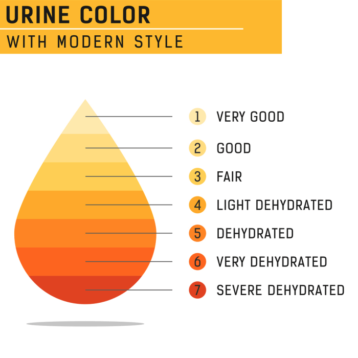 What does orange urine mean