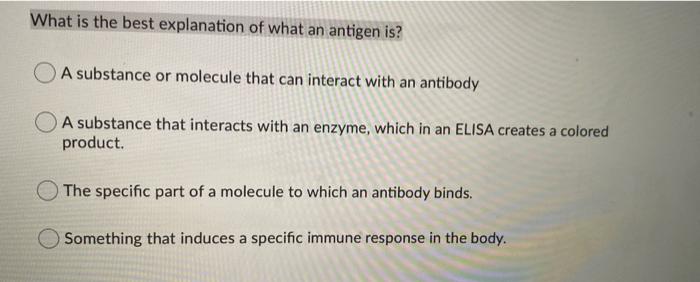 What is an antigen