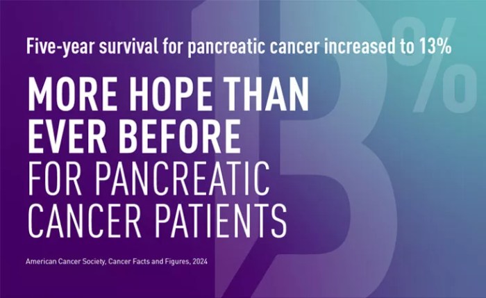Pancreatic cancer survival rates