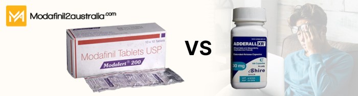Modafinil vs adderall uses efficacy safety