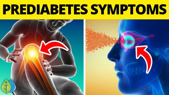 Symptoms of prediabetes in females