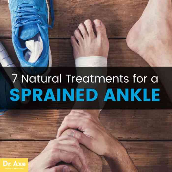Sprained ankle vs broken ankle
