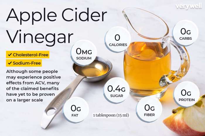 Apple cider vinegar shots