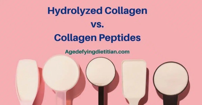 Collagen vs collagen peptides
