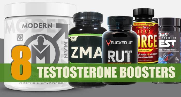 Supplements for increased testosterone