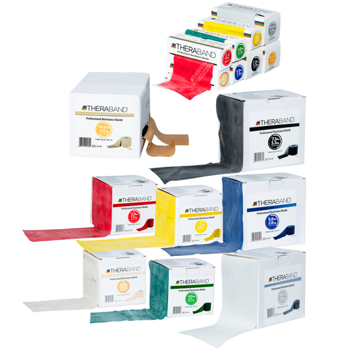 TheraBand Individual Resistance Bands | Healthcare Shops Thera band resistance strengthening