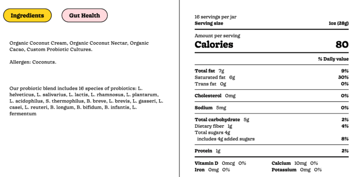 Coconut Cult Probiotic Coconut Yogurt Chocolate Mousse Dietitian coconut cult yogurt