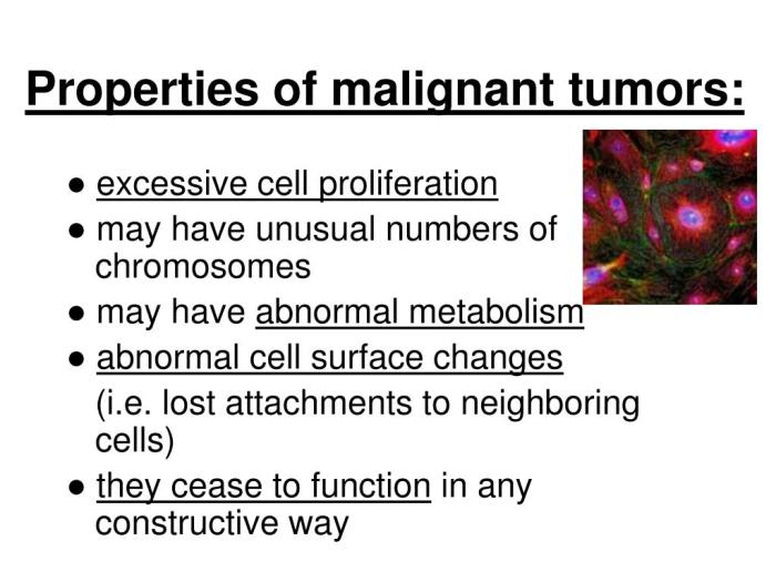 Malignant definition and characteristics