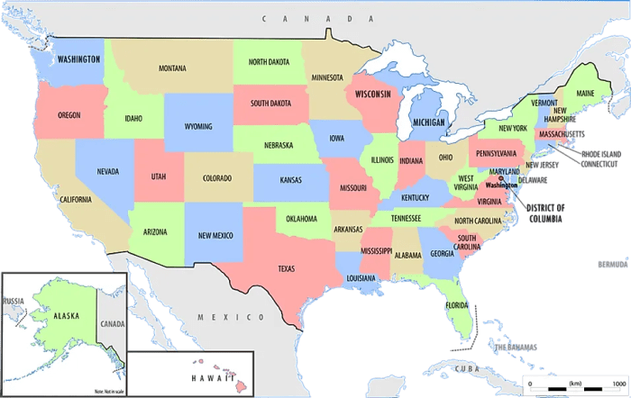 Mapas de Estados Unidos - Atlas del Mundo America versus canada drug prices