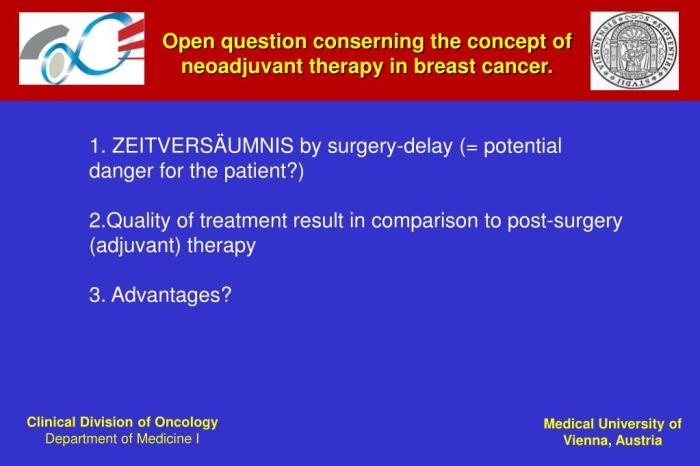 Neoadjuvant chemotherapy for breast cancer