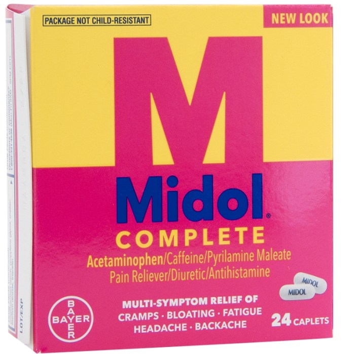 Dosing midol how often should you take it