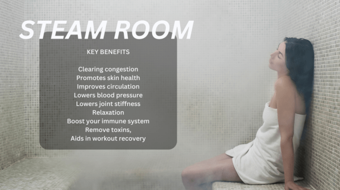 Benefits of steam room