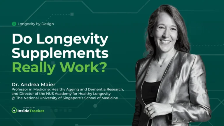 Bridging the Gap Between Hype and Science: Dr. Andrea Maier on the Clinical Reality of Longevity Supplements and Biomarkers