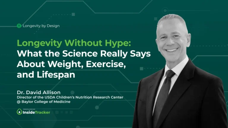 Why Most Longevity Advice Gets Weight and Exercise Wrong