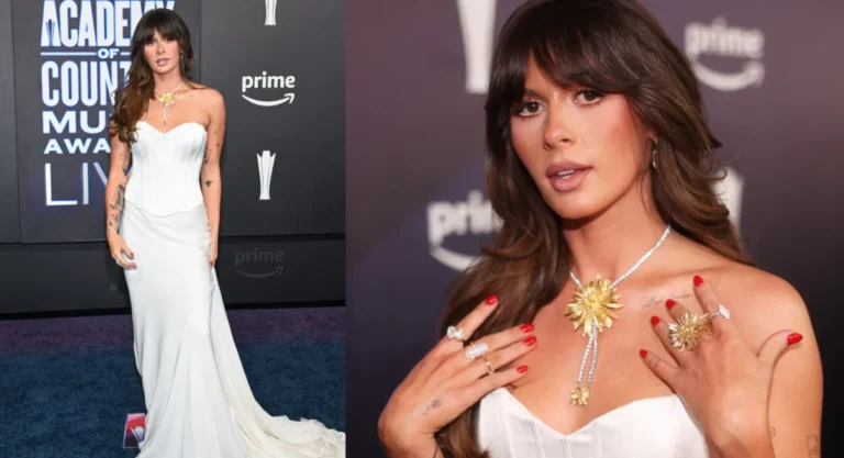 Ella Langley Shines in Pristine White at the 61st Academy of Country Music Awards
