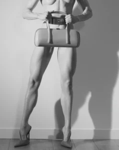 Mugler Launches Bold Handbag Campaign Featuring Bodybuilder Tatiana Horslaville