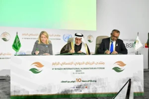 WHO and King Salman Humanitarian Aid and Relief Centre Sign Landmark Pledges to Expand Life-Saving Health Interventions at Riyadh Humanitarian Forum