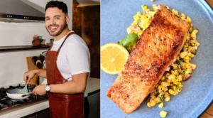 Chef Chris Valdes Unveils Crispy Chilean Salmon with Citrus Corn Salsa for Post-Workout Nutrition