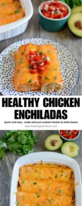 Healthy Chicken Enchiladas