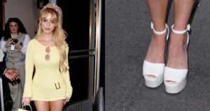 Mckenna Grace Embraces Retro Sophistication in New York City with Miu Miu Platform Sandals